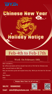 boyin hoilday notice